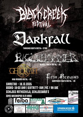 Black Creek Metal Festival flyer