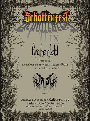 Schattenfest Flyer