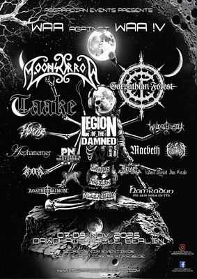 WAR against WAR festival flyer